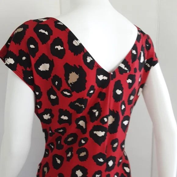 ANNALEE + HOPE EMPIRE KNOTTED CAP SLEEVE DRESS SZ M - Picture 8 of 10